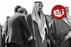 عکس؛ سفر در زمان؛ دیدار «امپراتور ژاپن در کنار ملک خالد، پادشاه عربستان»؛ سال 1359