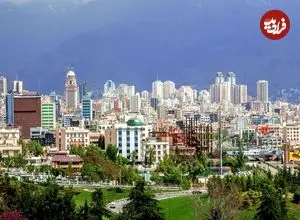 عکس| سفر زمان؛ چشم‌انداز «شمال تهران» از روی یک پشت بام؛ سال 1307