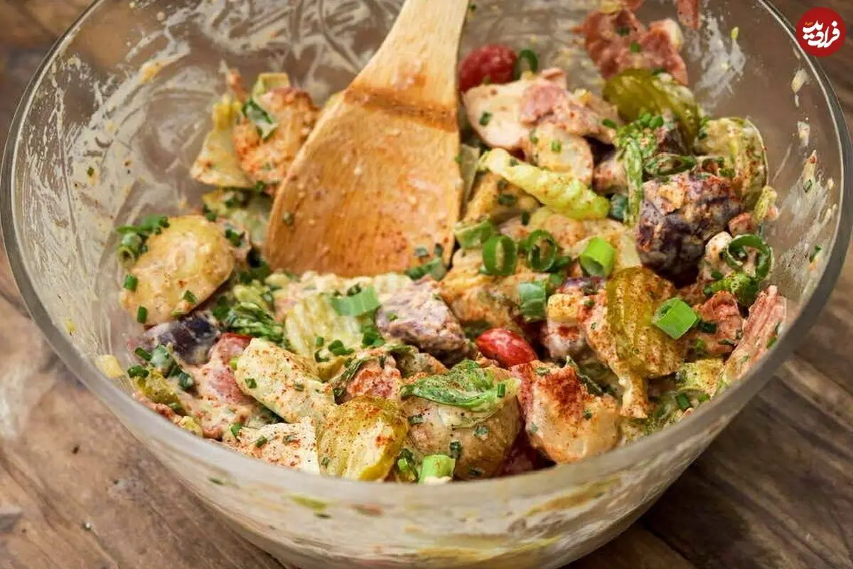 طرز تهیه یک سالاد جدید با طعم فوق‌العاده 
