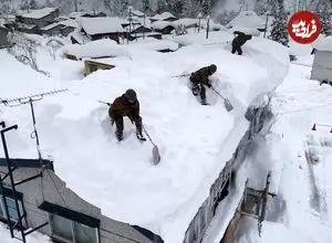 ببینید| برف‌روبی در ژاپن ده‌ها کشته برجا گذاشت!