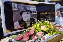 تصاویر| حضور ۴ بازیگر مطرح در مراسم تشییع اکبر عبدی