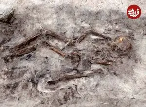 کشف مقبرۀ 1100 سالۀ «زن و سگش» که در قایق دفن شده بودند