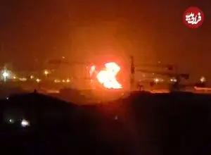ببینید| آتش‌سوزی در فرودگاه مهرآباد در پی حملات هوایی اسرائیل و انفجارهای مهیب 