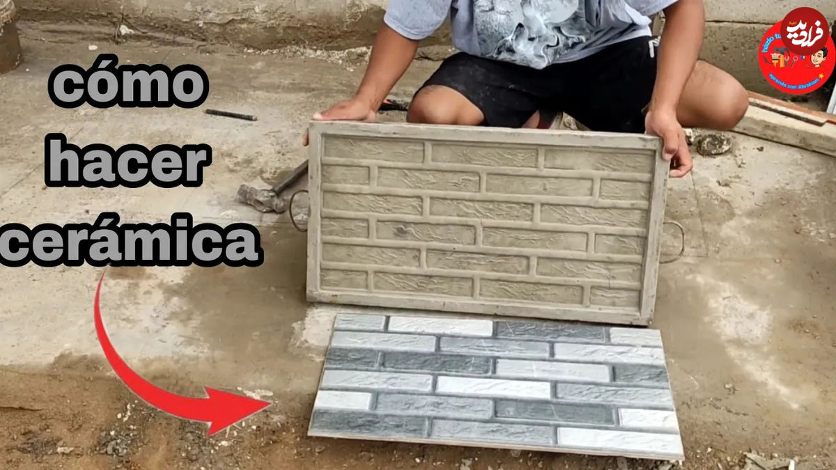 (ویدئو) فرآیند درست کردن قالب برای ساخت سنگ نمای ساختمان در خانه