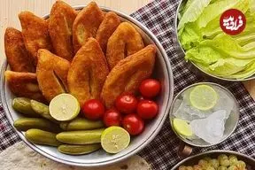 طرز تهیه کتلت سیب زمینی شیرازی بازاری بدون گوشت 