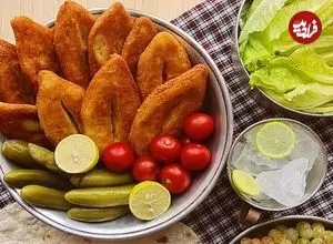 طرز تهیه کتلت سیب زمینی شیرازی بازاری بدون گوشت 
