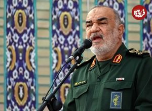 عکس؛ سفر در زمان؛ «لاریجانی، سرلشکر موسوی و سردار سلامی» در بیت رهبری؛ سال 1403