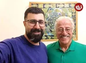 عکس| سفر در زمان؛ «رحمت» سریال پایتخت در کنار همسر و پسرش؛ دهه 90