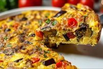 ببینید؛ طرز تهیه املت بادمجان به سبک مدیترانه ای 