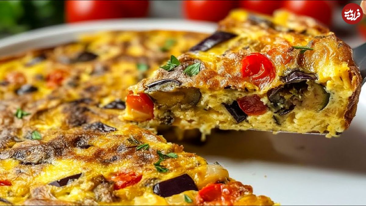 ببینید؛ طرز تهیه املت بادمجان به سبک مدیترانه ای