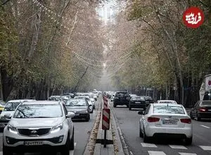 عکس| سفر زمان؛ منظرۀ استثنایی «خیابان ولیعصر» در حدود 75 سال قبل