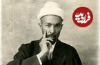 عکس؛ سفر به تاریخ؛ «نوۀ مظفرالدین شاه» در حال قلیان کشیدن در کنار «ملک‌الشعرای بهار»