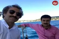 عکس| سفر در زمان؛ «نقی و ارسطو» در پشت صحنه سریال پایتخت؛ سال 96