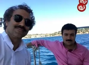 عکس| سفر در زمان؛ «نقی و ارسطو» در پشت صحنه سریال پایتخت؛ سال 96