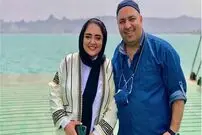 (عکس) خنده‌های جالب نرگس محمدی در کنار همسرش علی اوجی