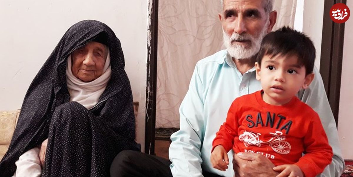 (عکس) مسن‌ترین زن ایران با 124 سال سن پیدا شد؛ فاطمه نوروزی در سلامت کامل است