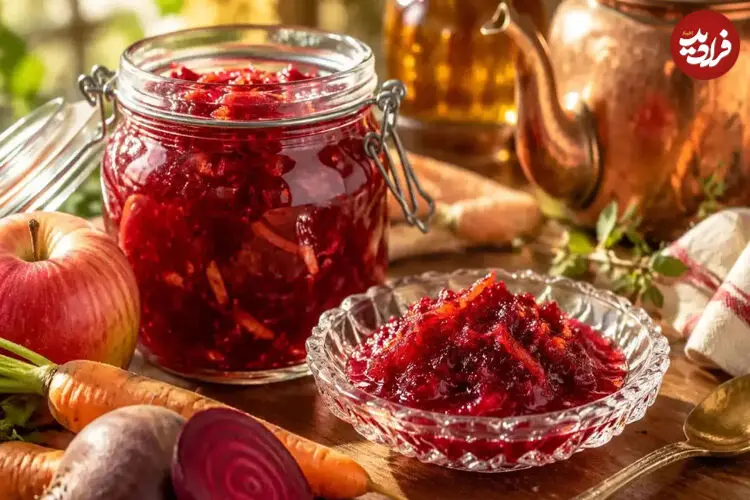 مربای سه میوه؛ طعم شیرین پاییز
