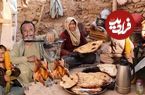 ببینید| غذای روستایی در افغانستان؛ کباب مرغ و پخت نان در تنور زیر زمینی
