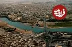 عکس| سفر به ایران قدیم؛ منظره‌ای از شهر «شوشتر» در زمان ناصرالدین شاه