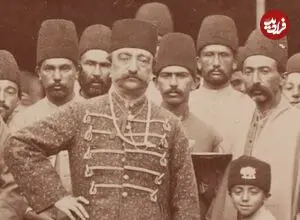 عکس| سفر زمان؛ ناصرالدین شاه و درباریان در روز جشن «آش ییلاقی»