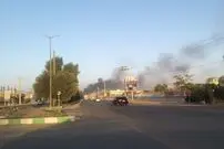 تصاویر؛ آثار تیراندازی به خودروهای مردم در زاهدان