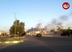 تصاویر؛ آثار تیراندازی به خودروهای مردم در زاهدان