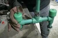 (ویدئو) نحوه ساخت شیر سینک ظرفشویی با لوله پی وی سی (PVC) به روش استاد مصری