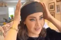 عکس| سفر زمان؛ «نیکی کریمی» 28 ساله با چادرنماز در مشهد؛ سال 78