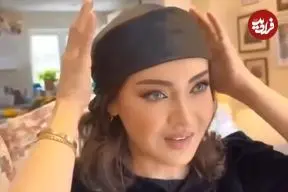 عکس| سفر زمان؛ «نیکی کریمی» 28 ساله با چادرنماز در مشهد؛ سال 78