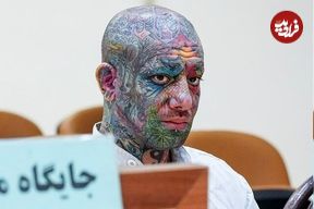 (تصاویر) ژست‌های مورد توجه امیر تتلو در دومین جلسه رسیدگی به اتهاماتش در دادگاه