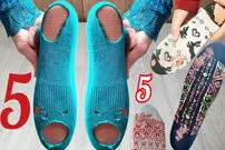 (ویدئو) 5 ایده خلاقانه برای استفاده از جوراب های دور انداختنی