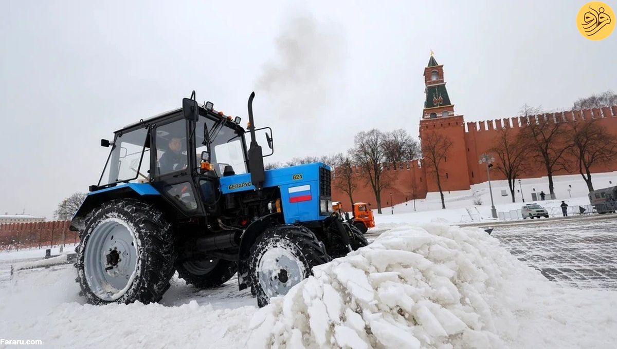 (ویدئو) بارش شدیدترین برف ۱۴۵ سال اخیر در مسکو پایتخت روسیه