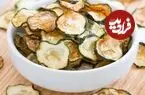 چیپس کدو سبز خانگی؛ جایگزینی خوشمزه برای چیپس‌های معمولی و چرب!