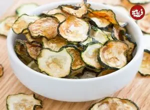 چیپس کدو سبز خانگی؛ جایگزینی خوشمزه برای چیپس‌های معمولی و چرب!