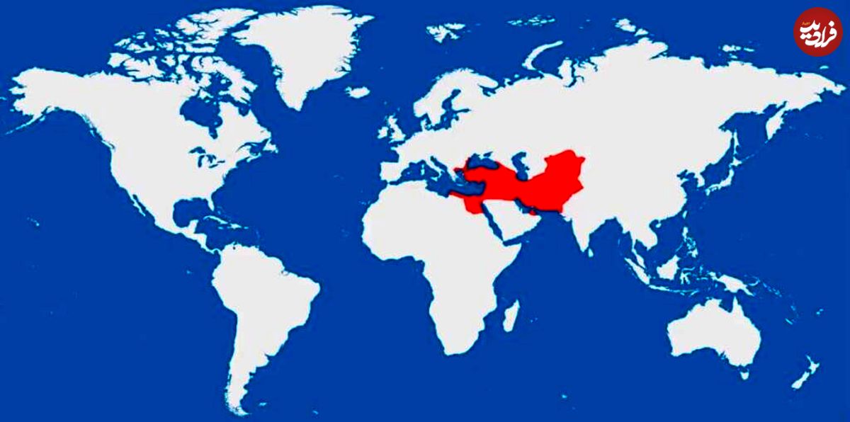 (ویدئو) این نقشه‌ی پویا وسعت قلمرو ۱۰۰ امپراتوری بزرگ جهان را در طول تاریخ نشان می‌دهد 
