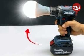 ببینید؛ نحوه ساخت یک چراغ قوه خلاقانه با لامپ LED، لوله PVC و باتری های دریل