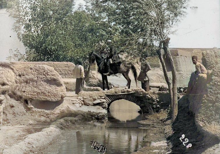 (تصاویر) سفر به عصر قاجار؛ از عوارضی اسب‌ها در کرج تا تعزیه با کلاه شاپو!