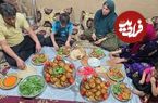 ببینید؛ غذای روستایی در ایران؛ پخت نان سنتی و کوکو سیب زمینی روی آتش