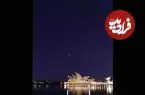 عکس| رژه سیاره‌ها بر فراز خانه اپرای سیدنی
