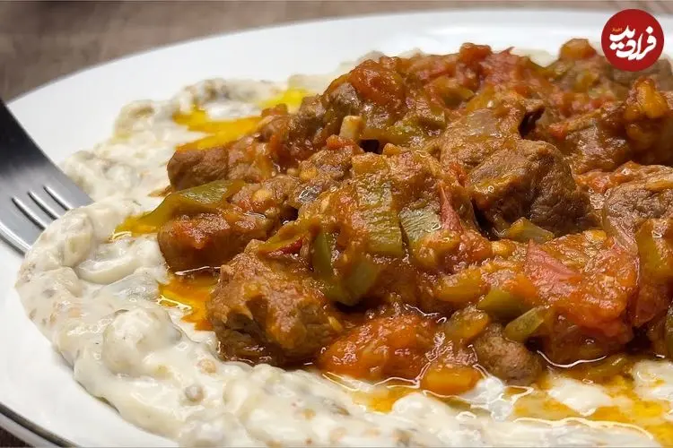 ببینید| طرز پخت «هونکار بیندی»، یک غذای مشهور ترکی به روش آشپز ماهر ایتالیایی