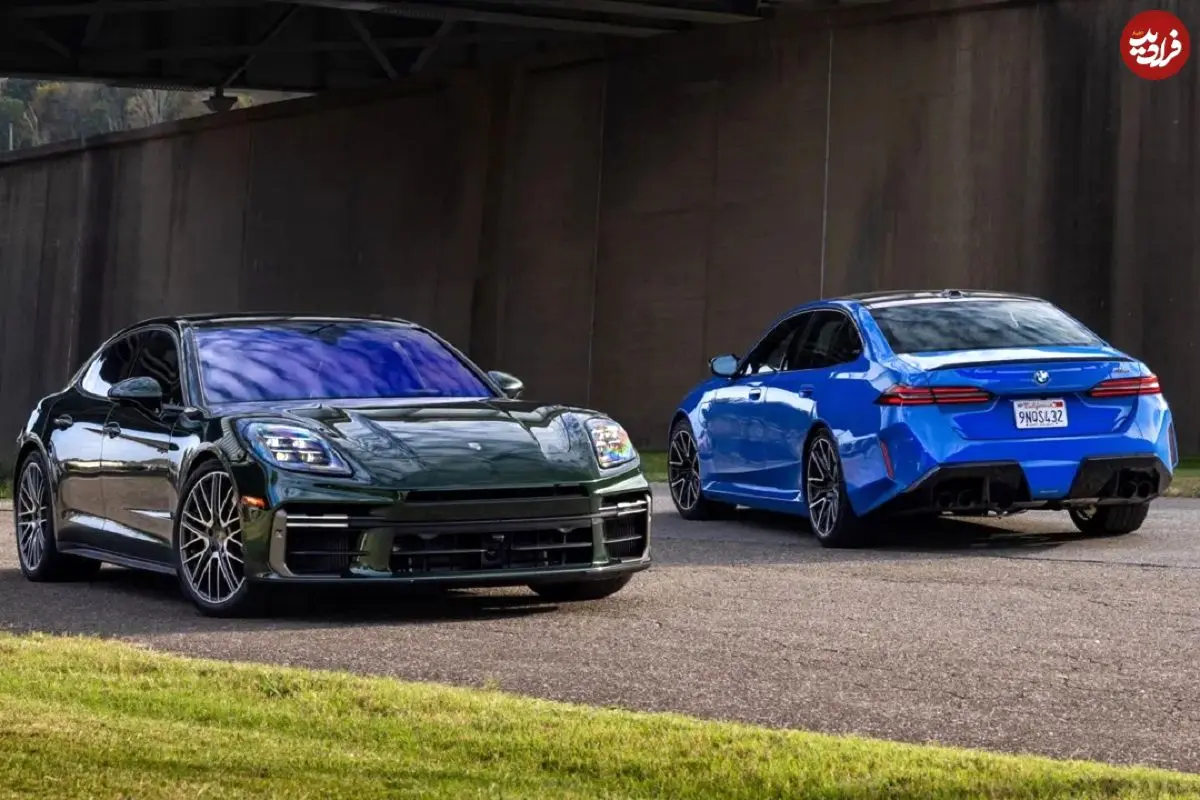 تصاویر؛ مقایسه دو ابر سدان هیبریدی: ب‌ام‌و M5 در برابر پورشه پانامرا توربو S ای-هیبرید