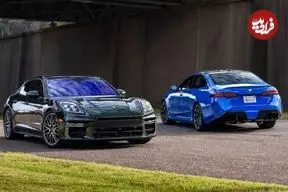 تصاویر؛ مقایسه دو ابر سدان هیبریدی: ب‌ام‌و M5 در برابر پورشه پانامرا توربو S ای-هیبرید