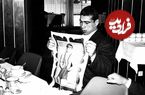 عکس؛ سفر در زمان؛ «تختی» در حال دریافت نشان از «محمدرضا پهلوی»؛ سال 38