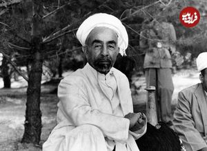 عکس| سفر در زمان؛ دیدار «ملک عبدالله، پادشاه اول اردن» با یک فرمانده انگلیسی؛ سال 1328