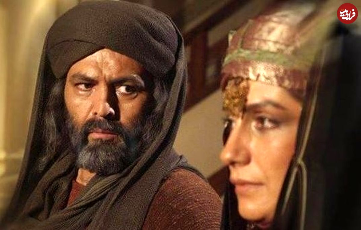 عکس؛ سفر به تاریخ؛ چهرۀ «مختار ثقفی و بانو عمره» 33 سال قبل در یک فیلم سینمایی؛ سال 71