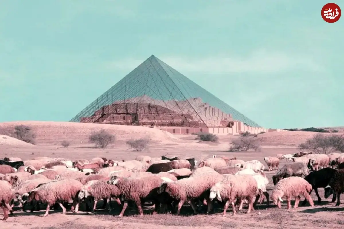 تصاویر؛ چغازنبیل با هرم لوور، تخت جمشید با اپل استور؛ اعتراض هنری به فراموشی میراثر