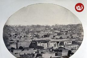 عکس؛ سفر در زمان؛ عکس هوایی از تهران در سال ۱۳۰۱ خورشیدی؛ دوران سلطنت احمدشاه