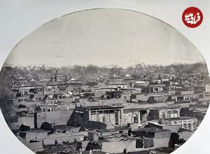 عکس؛ سفر در زمان؛ عکس هوایی از تهران در سال ۱۳۰۱ خورشیدی؛ دوران سلطنت احمدشاه