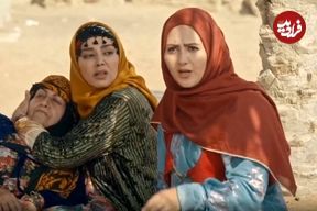 عکس| سفر در زمان؛ «باوان، روژان و شیرین» در پشت صحنه سریال نون خ؛ سال 1402