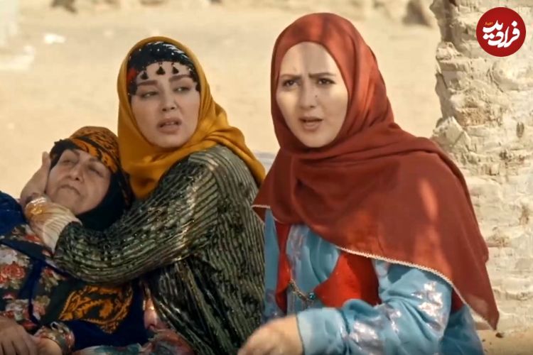 عکس| سفر در زمان؛ «باوان، روژان و شیرین» در پشت صحنه سریال نون خ؛ سال 1402